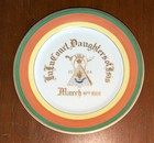 1912 LuLu Court Daughters of Imperial Court porcelain PLATE  - AEAONMS — photo 7