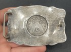 The Western Belt Buckle Sterling Silver Morgan Dollar  & 10K Gold Reno Nevada — photo 5