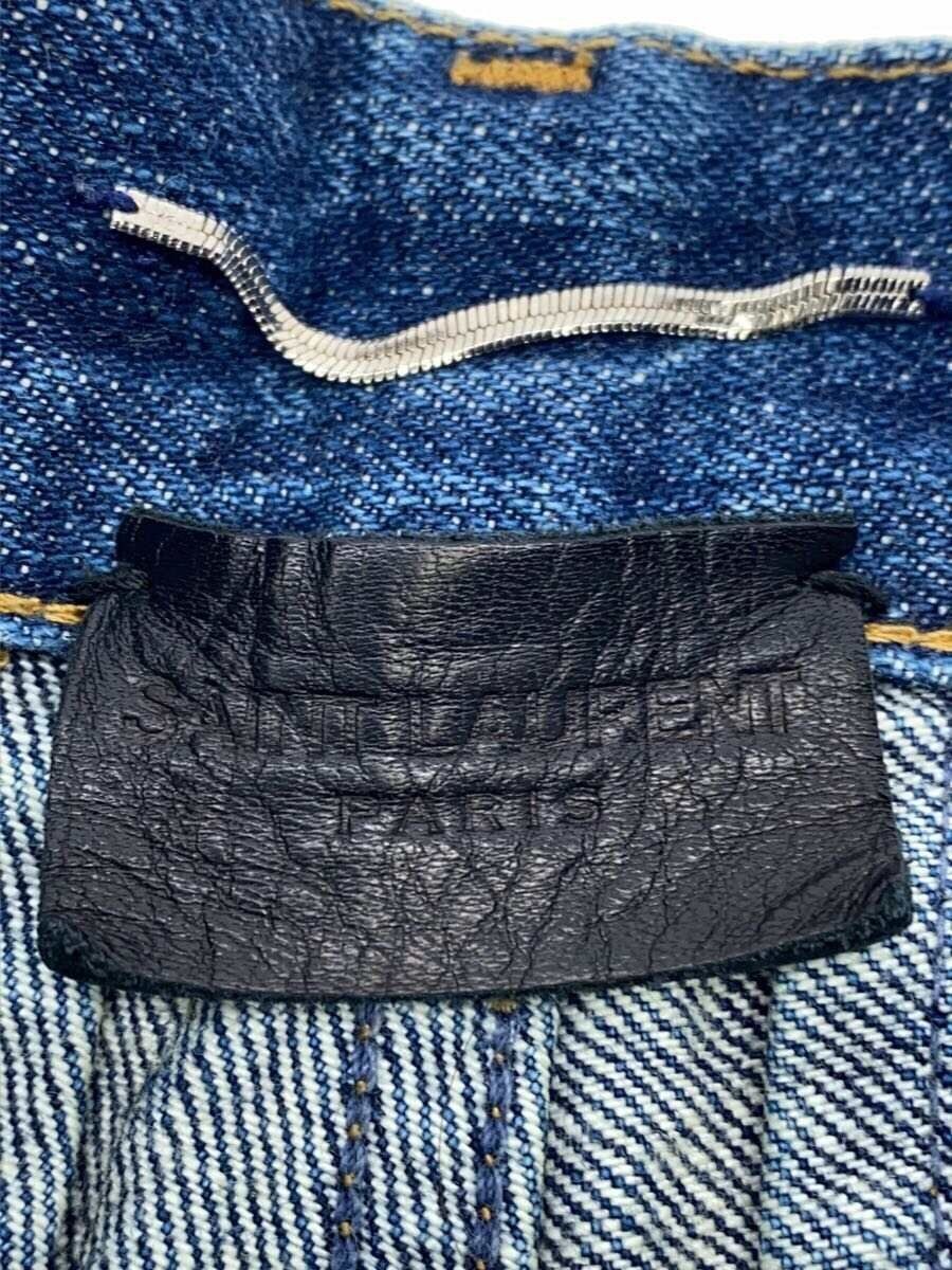SAINT LAURENT altro fondo 28 denim IDG tinta unita 420244 Y839L
