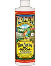 FoxFarm Big Bloom Organic Liquid Nutrient Plant Fertilizer, 16oz (1 Pint Bottle)