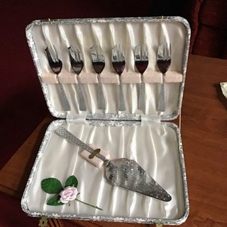 Vintage Cake Forks Boxed Set