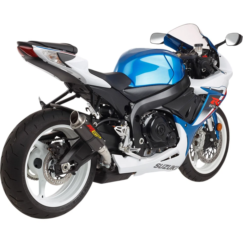 Hotbodies MGP Stinger Slip-On - carbono mate para Suzuki 61101-2405 Foto 2 de 4