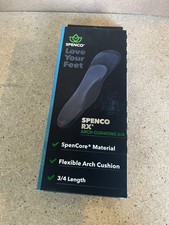 Spenco RX 3/4 Arch Cushion Shoe Insoles Size 6 Mens 14-15 C96