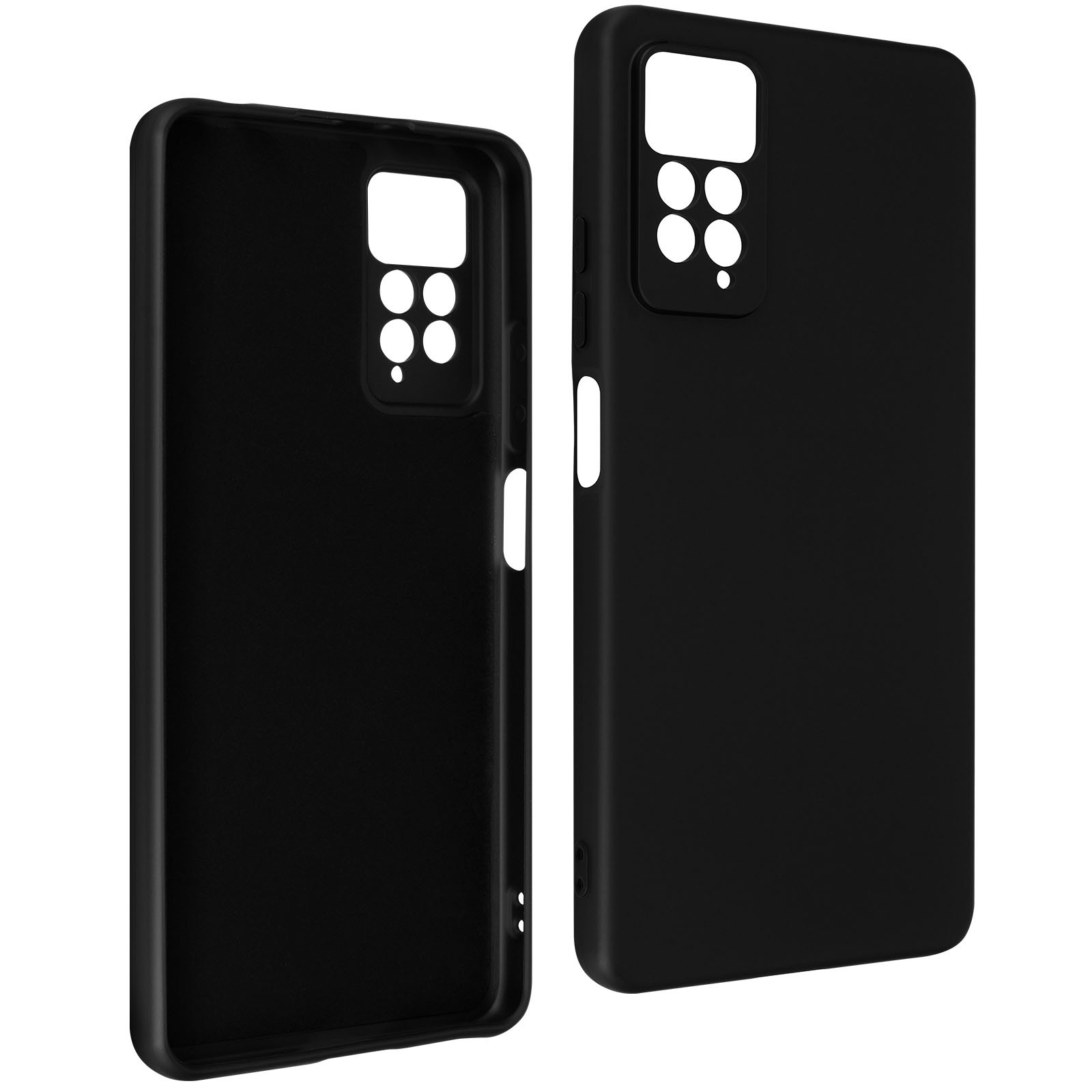 Coque Xiaomi Redmi Note 11 Pro 5G en silicone semi-rigide bleu nuit protégeant le châssis