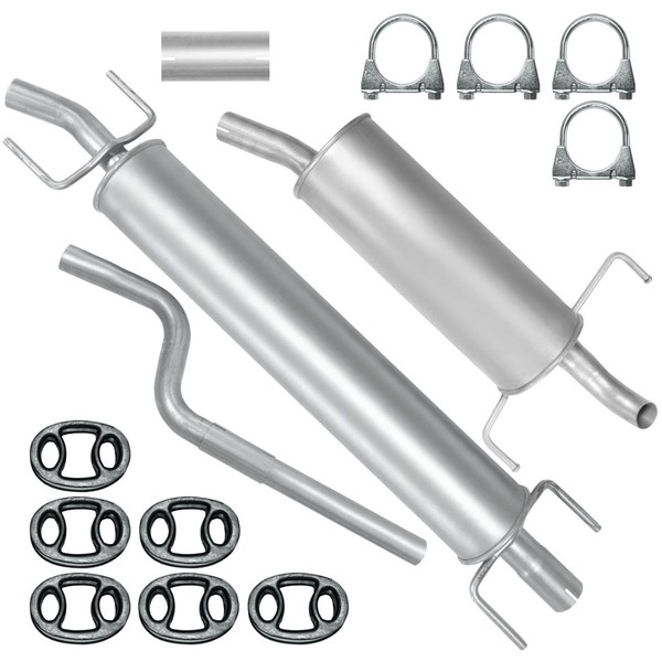 SchalldäMpferset Auspuffanlage Auspuff FüR Opel Astra H 3 III FließHeck 1.6 1.8-image