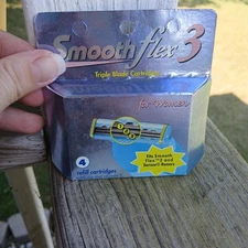 Vintage Smooth Flex 3 For Women Triple Blade (4-PACK) BRAND NEW SEALED