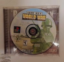 Army Men-World War - Sony PlayStation 1 - Game w/ Case