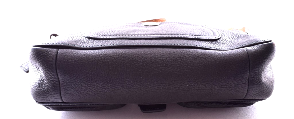 COACH Vintage Black Leather Chelsea Flap Bag 8A41 Mint Cond | eBay