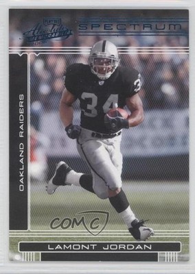 2006 Playoff Absolute Memorabilia Spectrum Blue 13/250 LaMont Jordan #112 1u6