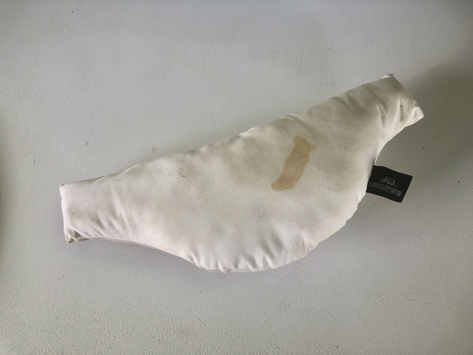 DW BDP2 White Pillow, Accurate Bass Drum Muffling System, Attachment Never Used