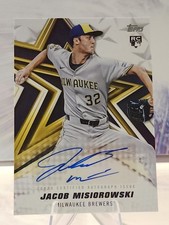 2026 Topps Series 1 Jacob Misiorowski RC AUTO #BSA-JMI Brewers Rookie 