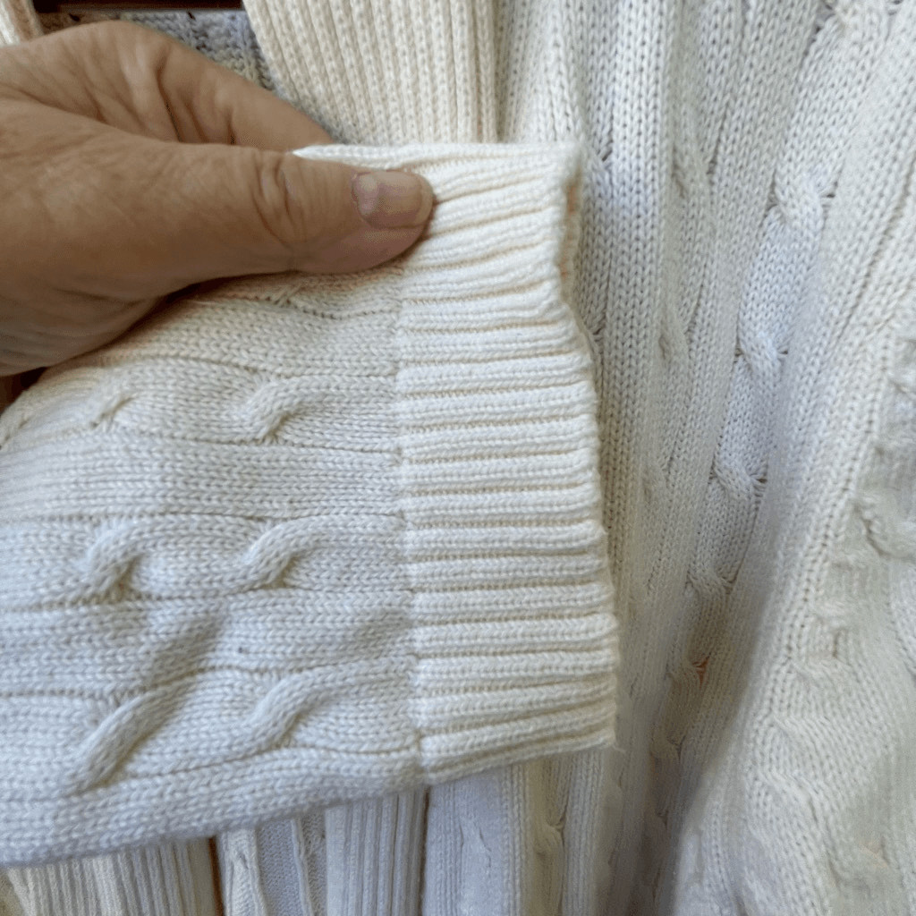 Classic Elements size 22 cable knit open cardigan… - image 4