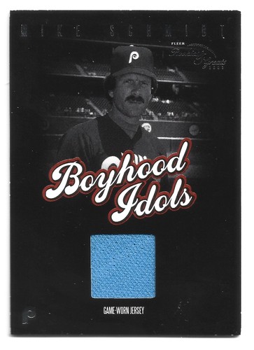 2003 Mike Schmidt Rookies & Greats Boyhood Idols GW Jersey No. BI-MS SP 220/615
