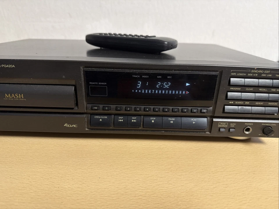 Technics SL-PG420A - MASH Compact Disk Player - mit Fernbedienung - Bild 4 von 4