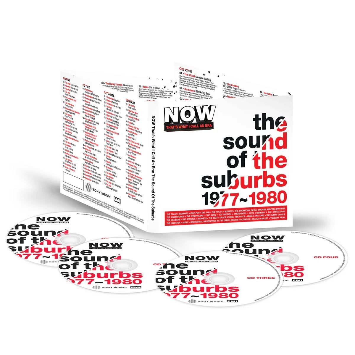 NOW That's What I Call an Era: Sound of the Suburbs 1977-1980 (NOW) 4CD Album