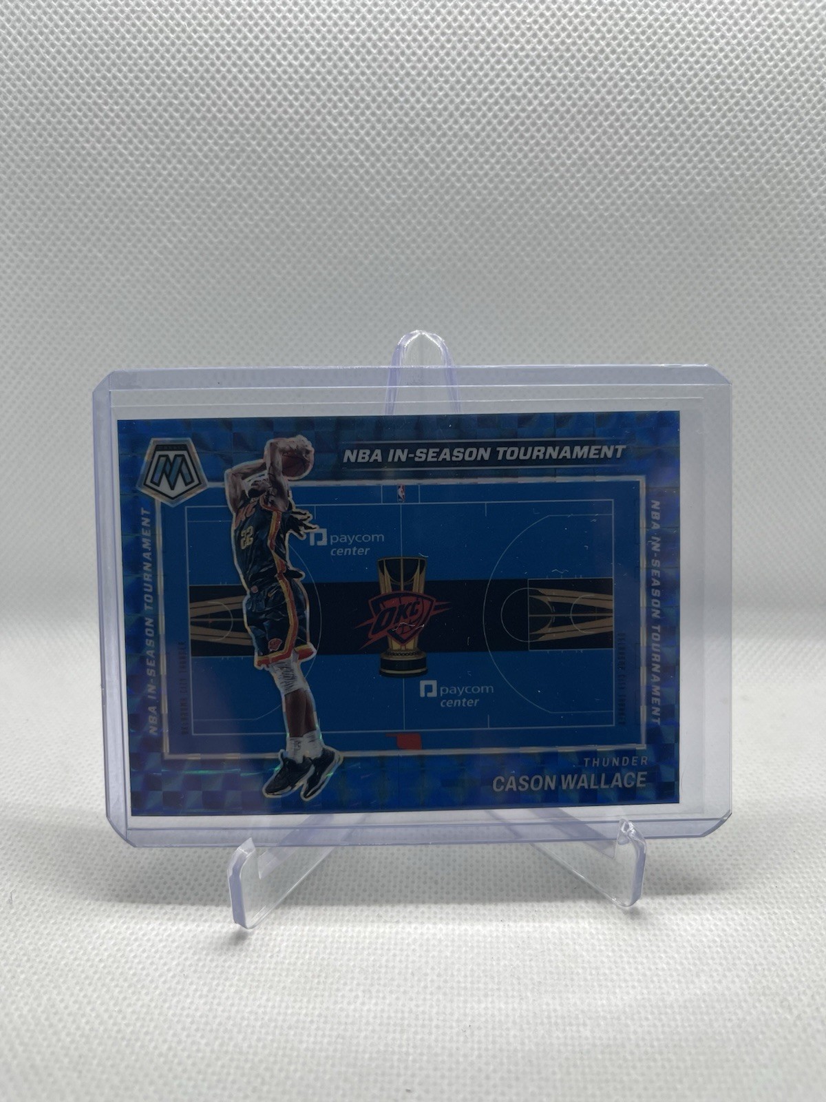 2023-24 Panini Mosaic Cason Wallace Rookie NBA In-Season Tournament Prizm SSP RC