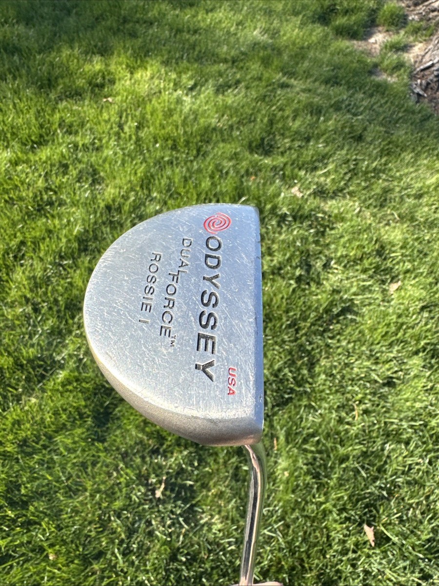 希少 ODYSSEY DUAL FORCE2 #1 パター レフティ【K468】 Odyssey Dual Force Rossie II Rossie 2 Putter Right Handed Steel