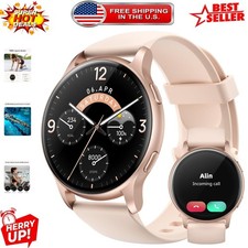 Advanced Fitness Tracker Smartwatch for Women - Bluetooth Calls  Custom Faces