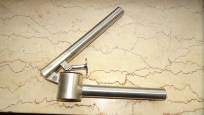 IKEA Knoblauchpresse m.herausnehmbaren Einsatz EDELSTAHL Ingwerpresse Koncis OVP