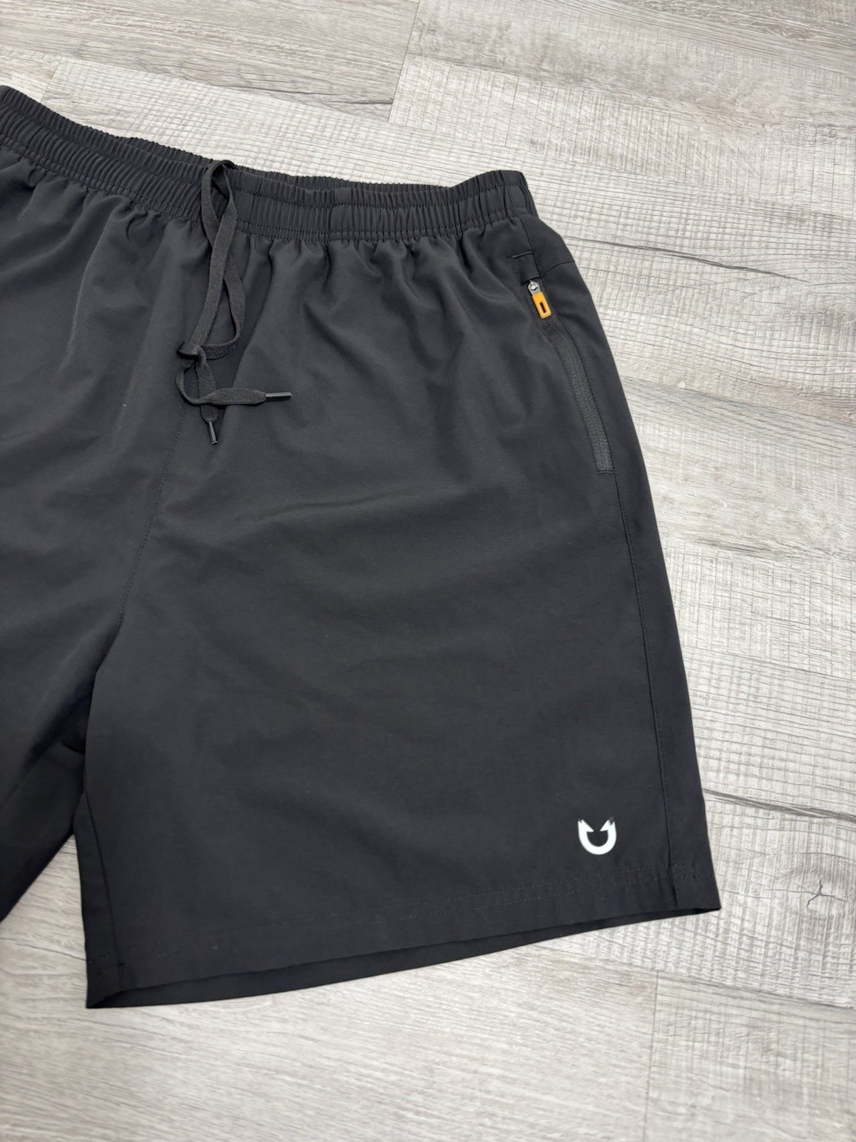 Northyard Mens Large Solid Black Jogging Shorts L… - image 2