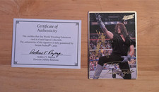 Undertaker 1994 Action Packed #2 WWF WWE Autograph . Neuwertig mit original COE