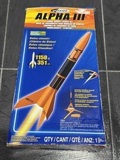 Estes Alpha III Model Rocket Launch Set Flies Up To 1150ft New Open Box
