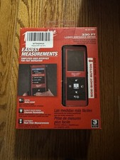 Milwaukee 330ft Laser Distance Meter Digital Auto-Level Color Screen 48-22-9803