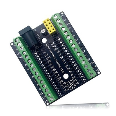Expansion Board for Arduino Nano Screw Terminal Adapter Breakout Module