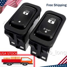 Both Driver  Passenger Side Window Switch Fit for Freightliner Black