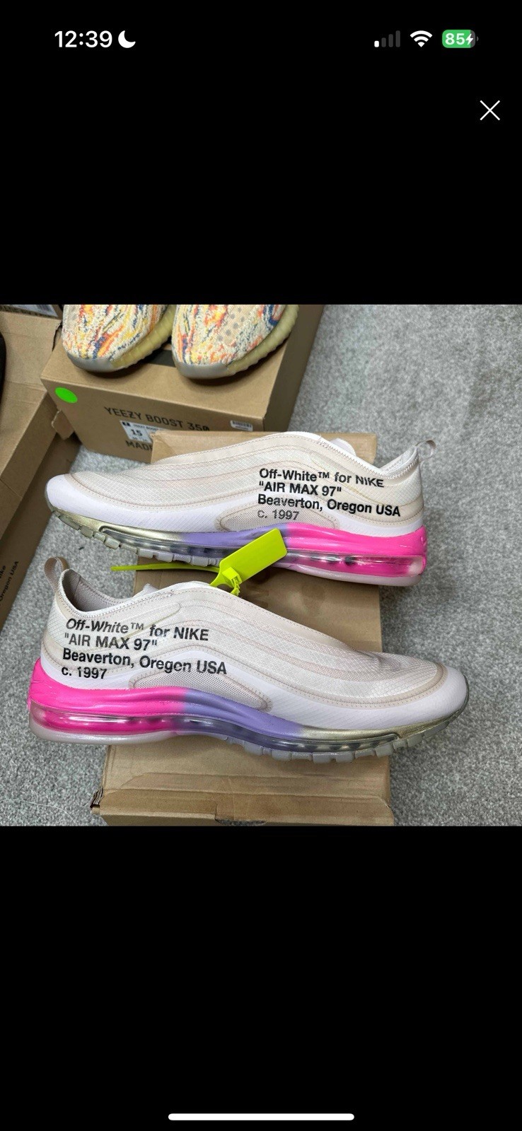 OFF WHITE X NIKE Taglia 14 Nike Off White x Air Max 97 OG Queen Serena Williams Ten OG ALL