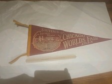 Souvenir Pennant 1933 CHICAGO WORLD'S FAIR Electrical BLDG.