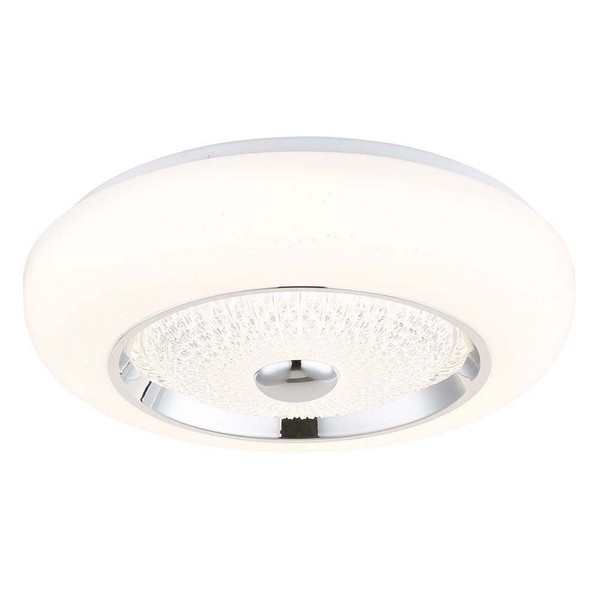 Deckenleuchte Led Deckenlampe Cct Metall Weiß Matt Memoryfunktion D 38,5 Cm-image