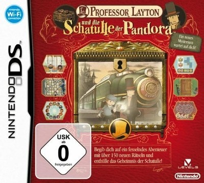 Professor Layton und die Schatulle der Pandora Buch Nintendo