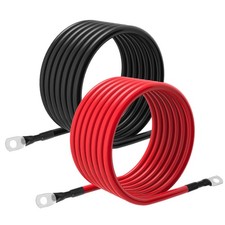 6 AWG Battery Cable Inverter for Automotive Solar Marine RV - Red  Black Set