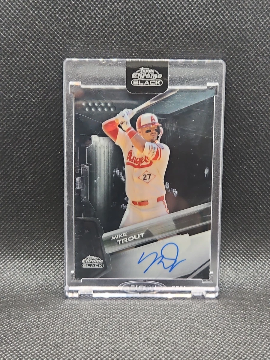 Topps Mike Trout Autographed Baseball Trading Cards for sale | eBay