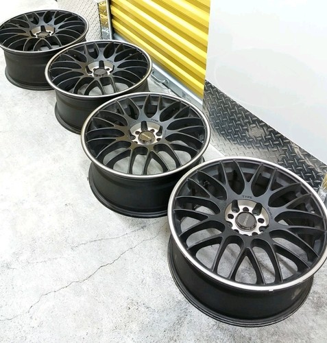Tenzo R Meister Tenzo R Type M Mesh Mono Block Wheels V2 18x8 Black ET+42 Rims 5x100 ...