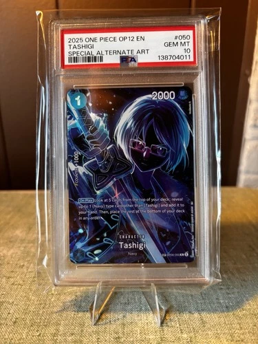Tashigi SP PSA 10 - One Piece OP12 Legacy of the Master OP06-050 English