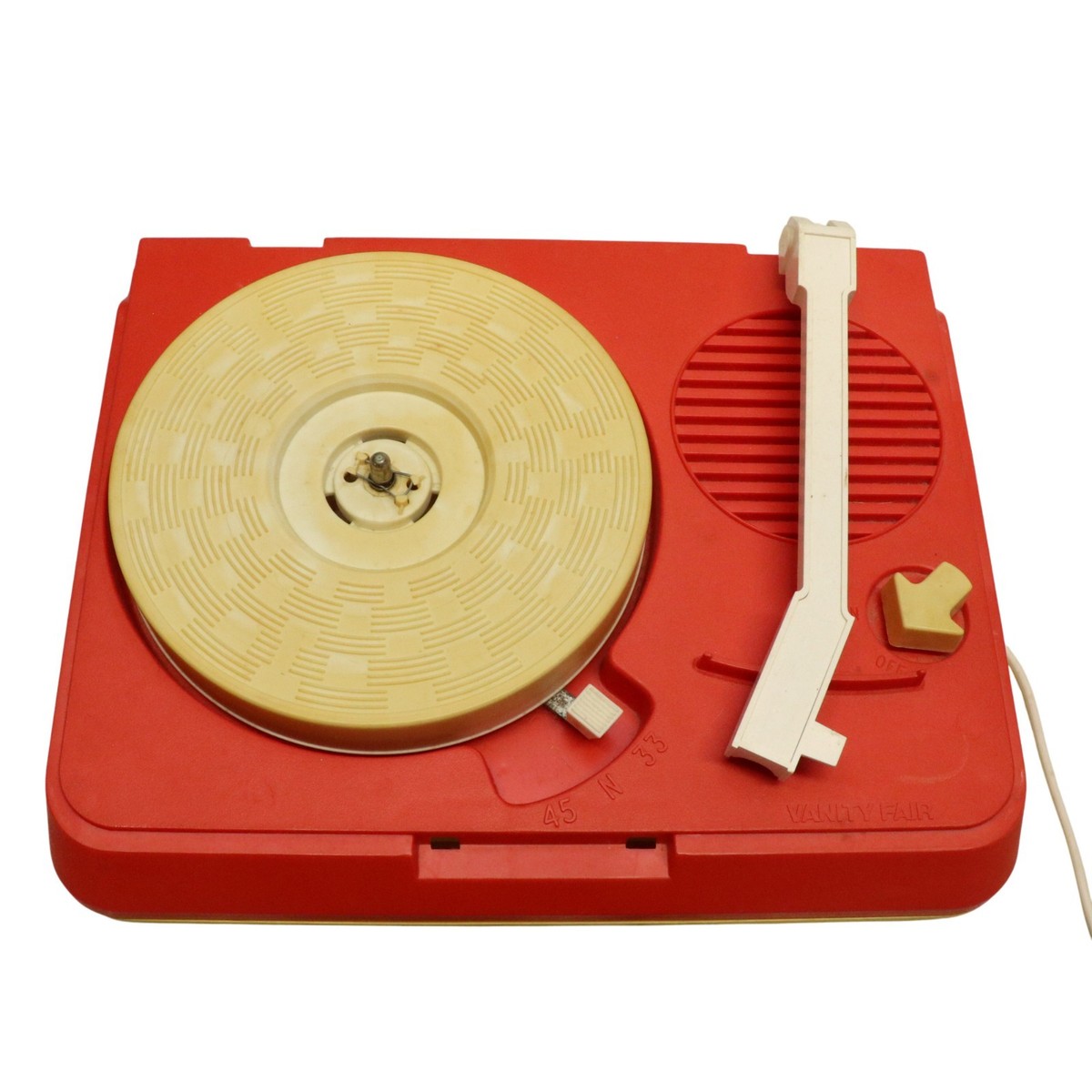 Rainbow Brite Record Player, Box, manual 45/33 RPM Tested And