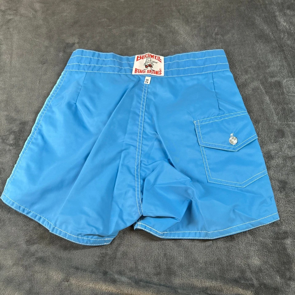 Birdwell Beach Britches Board Shorts Surf Hecho en EE. UU. Azul Rayas Para Hombres Talla 28 Foto 3 de 4