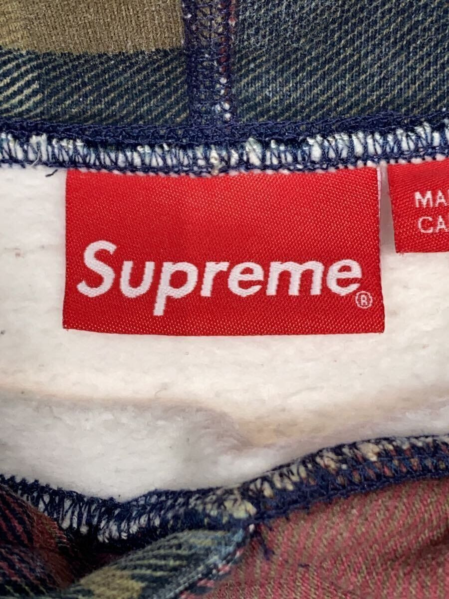 Supreme Hoodie 14AW Arc Logo Plaid Pullover Ribbed Padded Supreme Hoodie 14AW Arc Logo Plaid Pullover Ribbed Padded