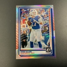 2025 Panini Donruss Optic Silver Holo Prizm JOSH ALLEN #70 Buffalo Bills