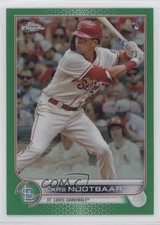 2022 Topps Chrome Green Refractor 90/99 Lars Nootbaar #19 v2i