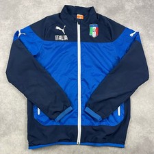 Puma Trackjacket Italia blau  Size M Fußball Jacke