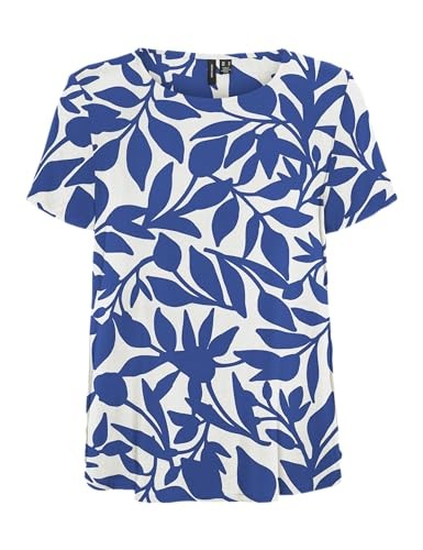 Vero Moda Vmeasy Joy S/S Top, GrößE M, Weiß, Baumwolle, Damenoberteil-image
