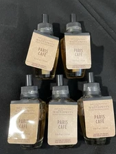 NEW! LOT OF 5 Bath & Body Works PARIS CAFE Wallflower Refill Bulbs