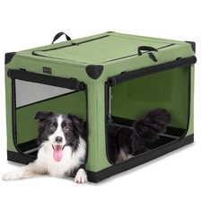 PETSFIT 36in Soft Dog Crate Lightweight Portable Collapsible Travel Kennel