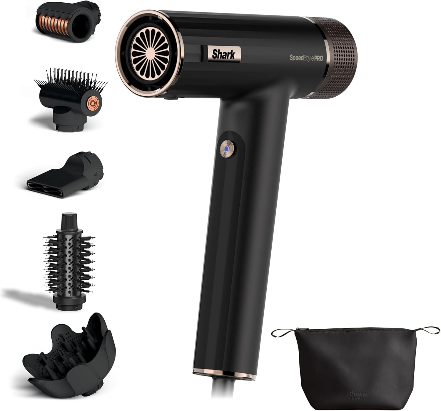 Shark SpeedStyle Hair Dryer, High-Velocity Lightweight Dryer for All Hair Types,