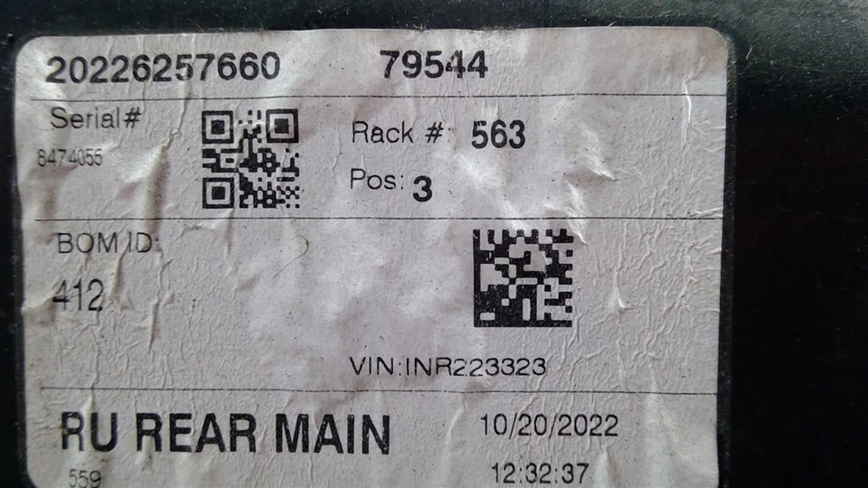 2020-2024 CHRYSLER VOYAGER REAR SUSPENSION SUBFRAME CROSSMEMBER CRADLE OEM - Image 2 of 4