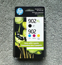 HP Genuine Original 902XL/902 Inkjet Cartridges Black Cyan Magenta Yellow