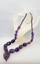 AMETISTA COLLANA CON PENDENTE